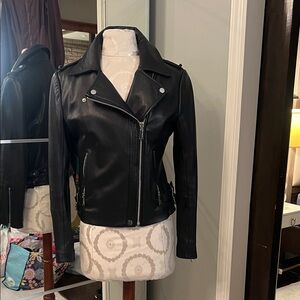 BCBGeneration‎ Black Moto Leather Jacket
